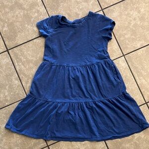 Cat & Jack Vibrant Blue Casual Kids Dress